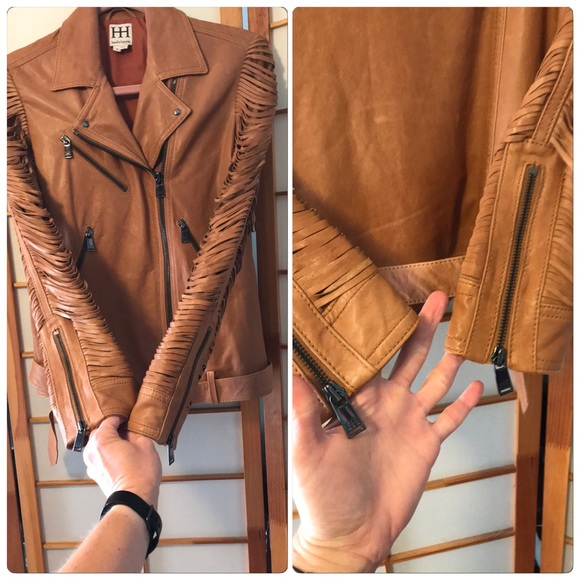 Haute Hippie Moto Slashed Sleeve Jacket - Picture 3 of 8